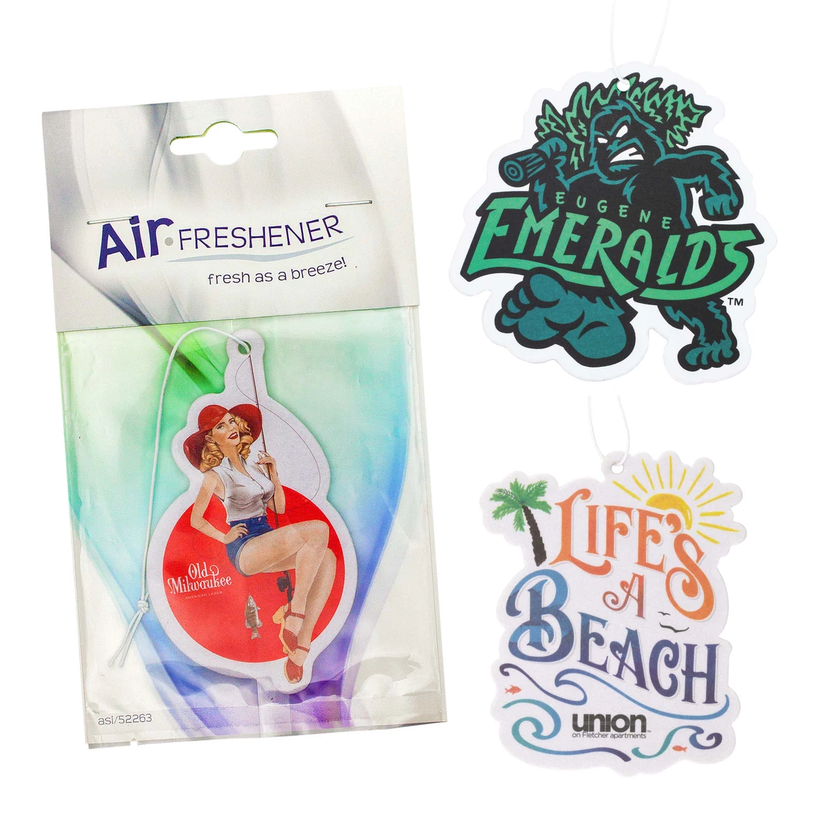 Custom Paper Air Fresheners (Stock Card) 1