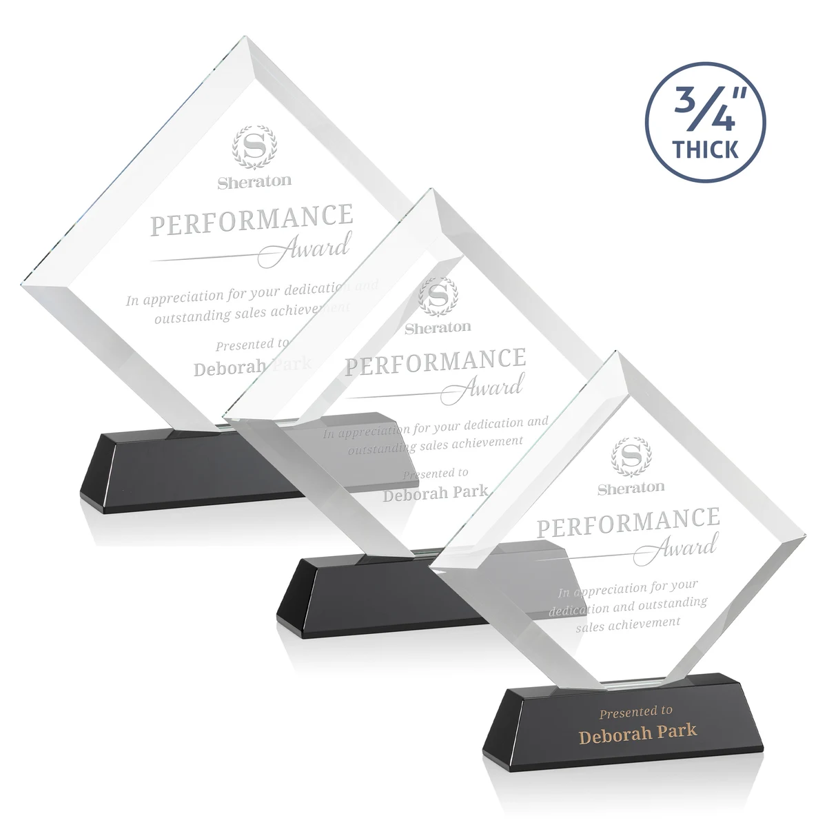 Belaire Award on Newhaven Base - Black 1