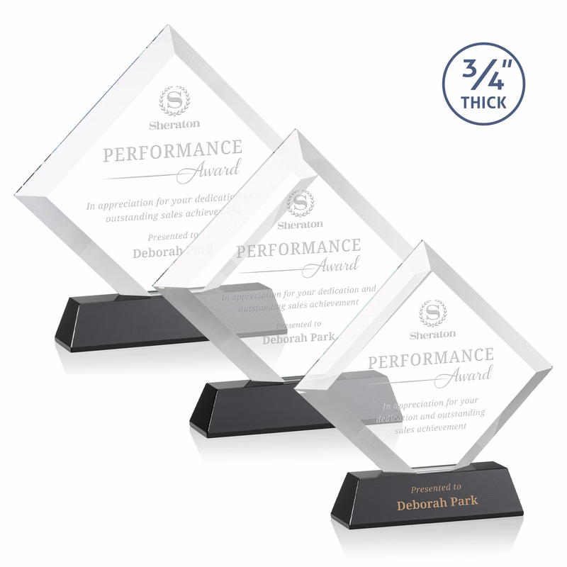 Belaire Award on Newhaven Base - Black