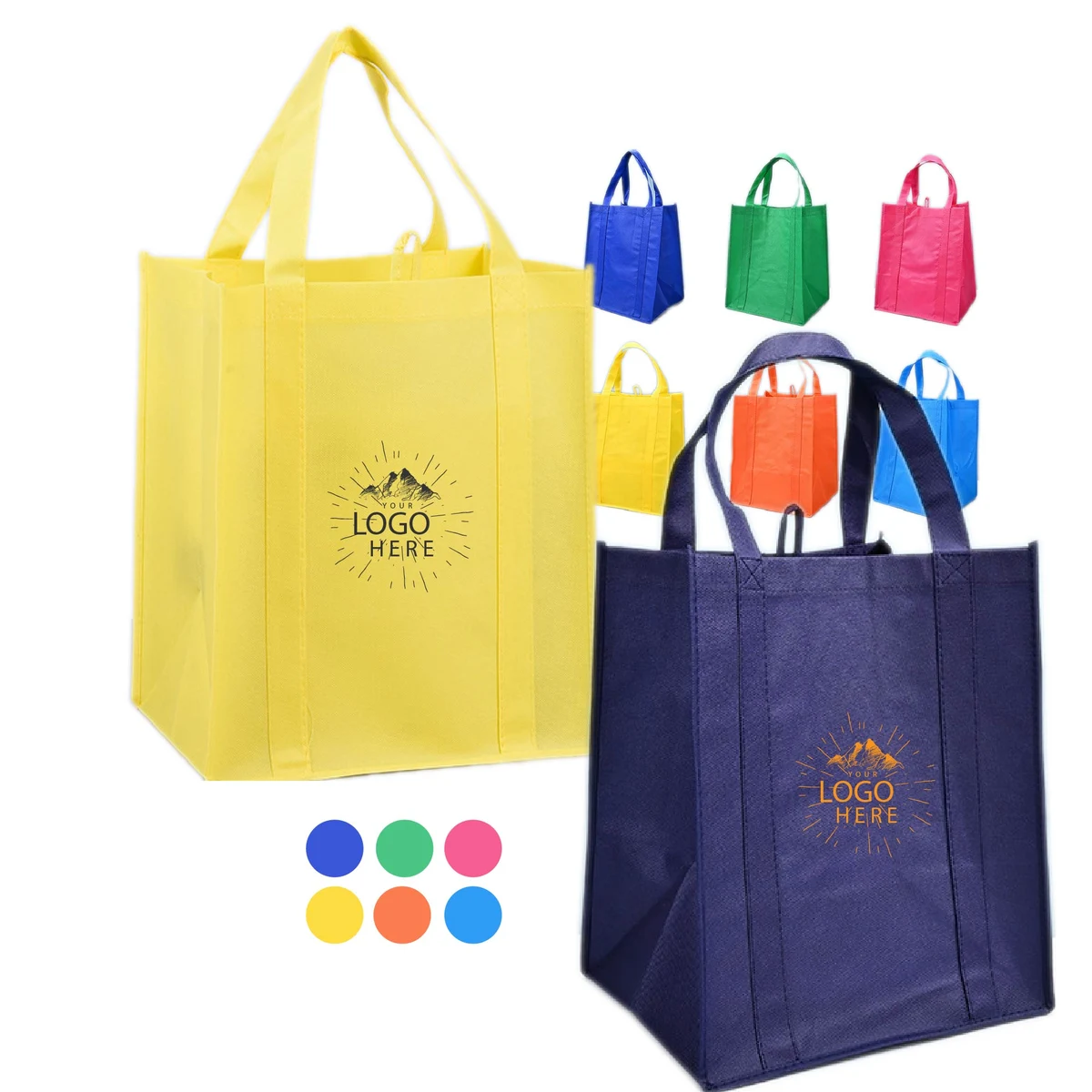 Hanging Hook Non-Woven Shopper Tote 1