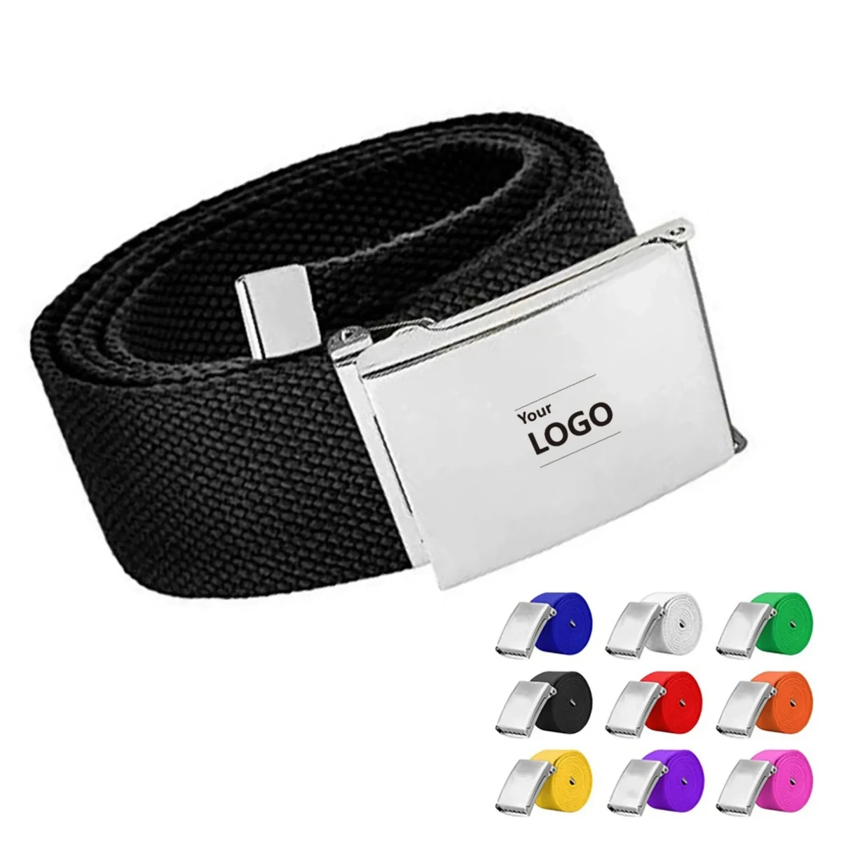 Men's Canvas Belt with Flip Buckle 1