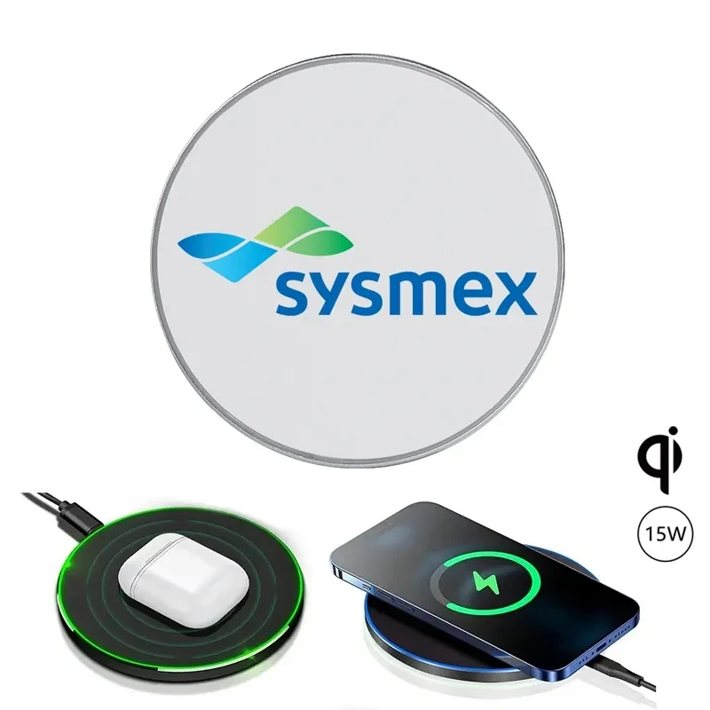 Circle LED Light-up 15W Qi Wireless Charger 1