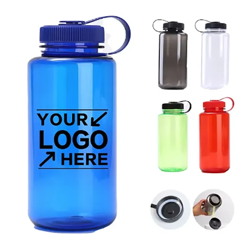 32oz Wide Mouth Water Bottle, custom water bottle with logo imprint 1