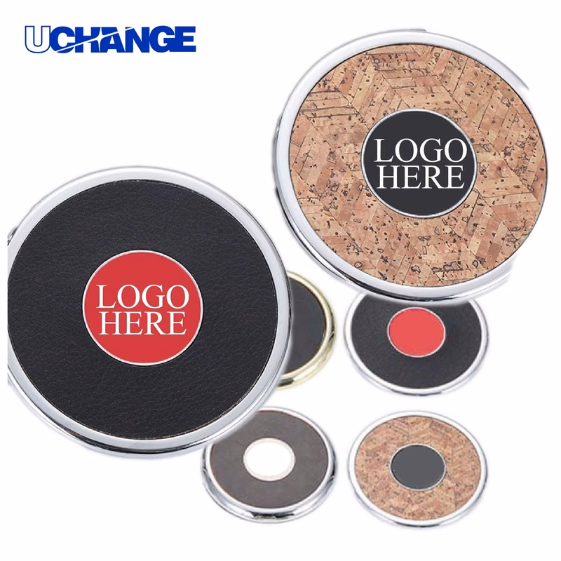 Brushed Zinc Drink Coaster Mat