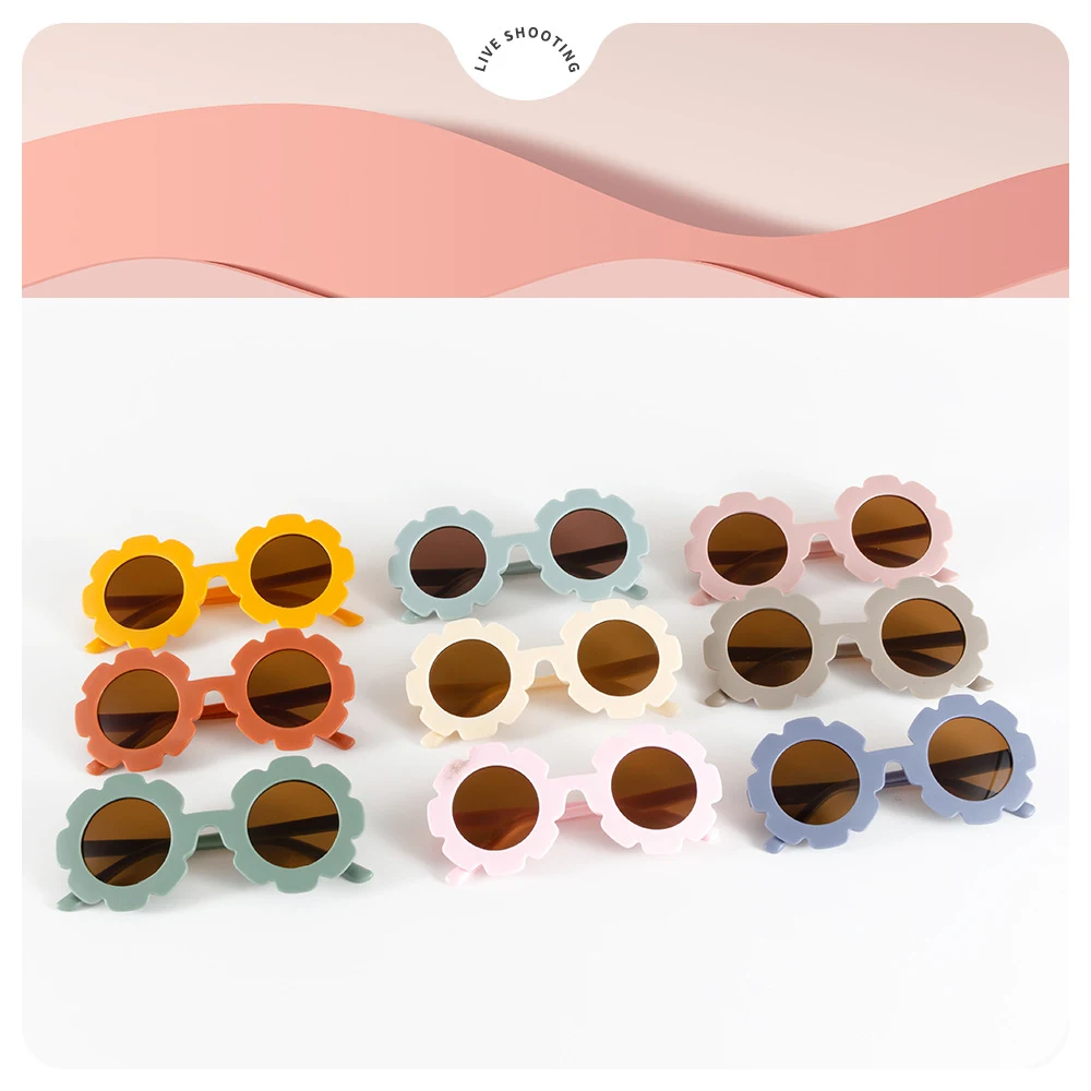 Kids Flower Shaped Sunglasses 1