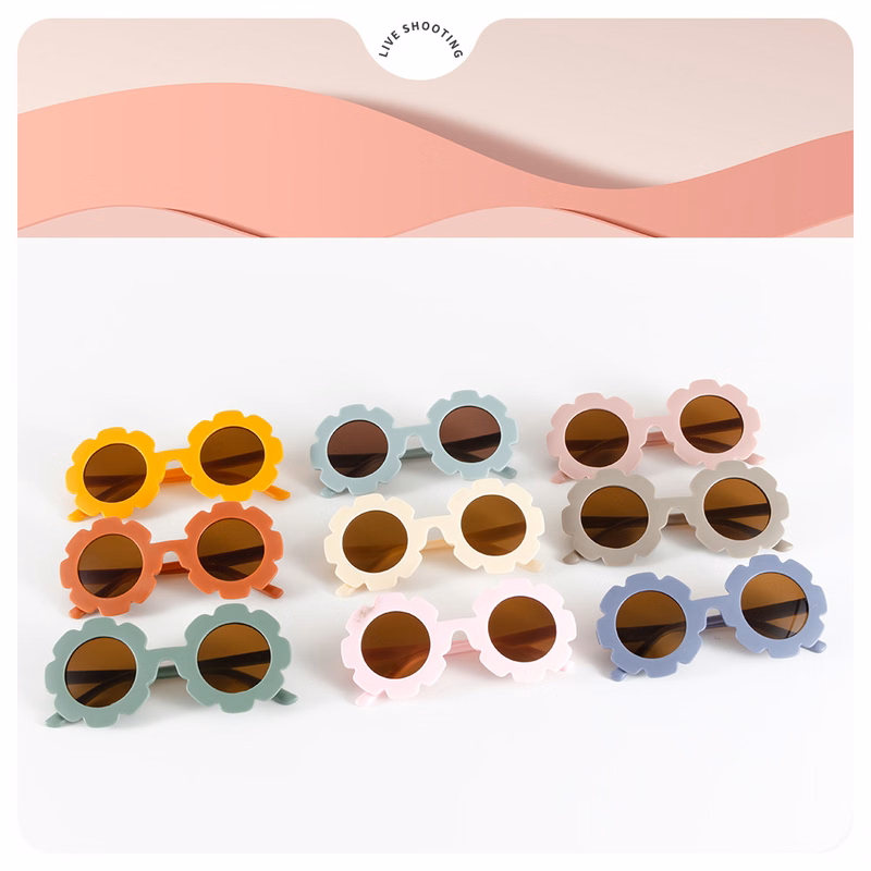 Kids Flower Shaped Sunglasses