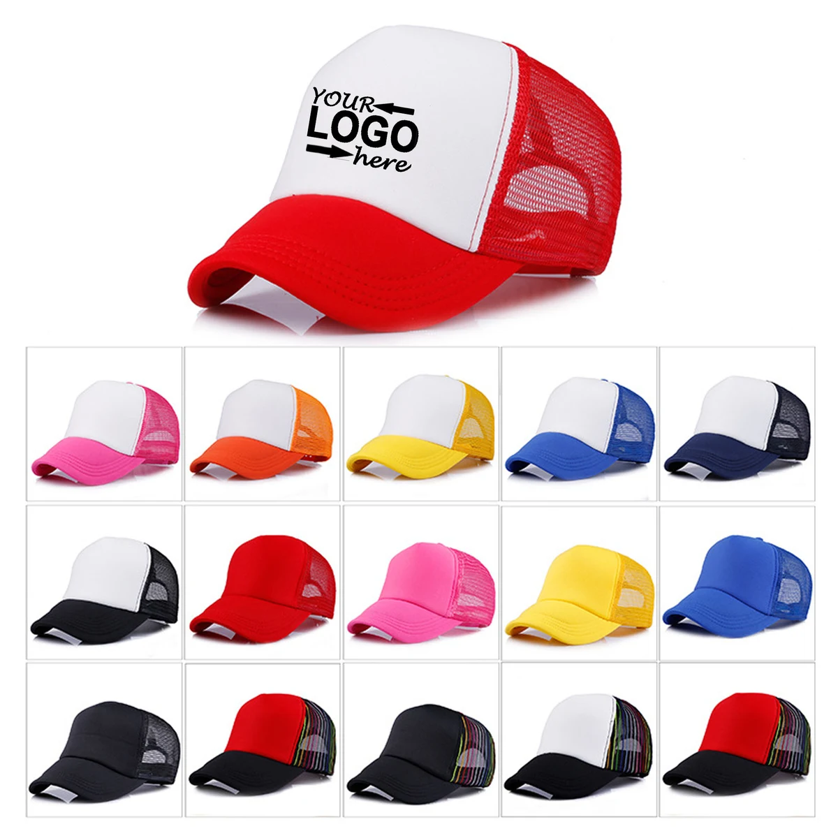 Trucker Hat Mesh Back Hat Rush Service 1