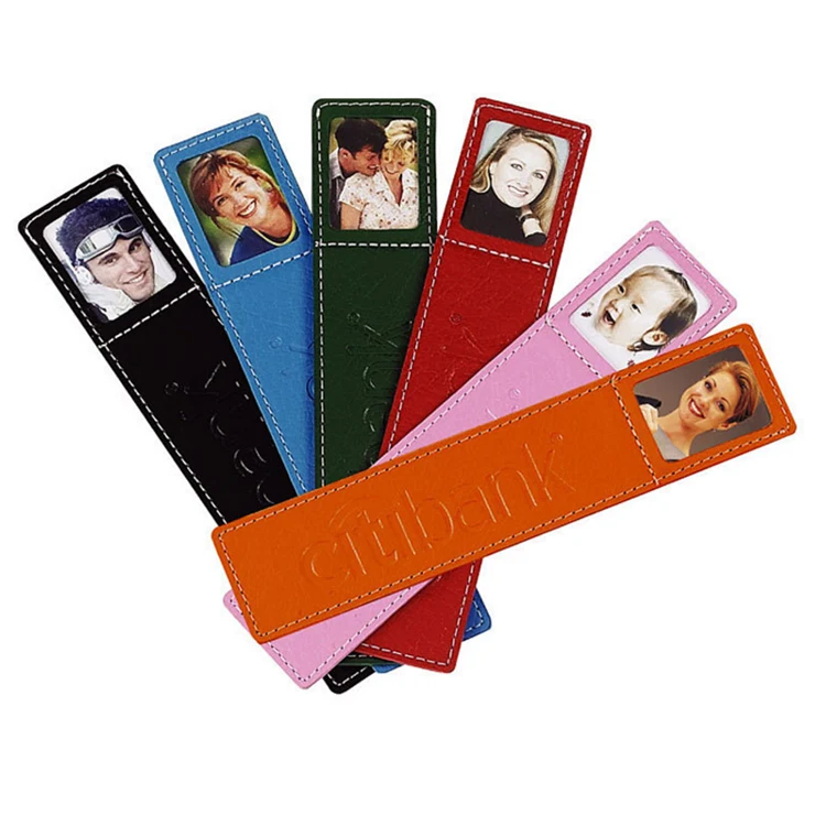 Photo Frame Simulated Leather Bookmark 1