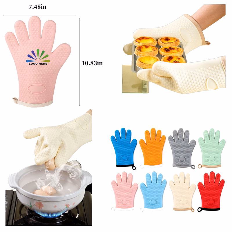 Thickened Silicone Heat Resistant Gloves