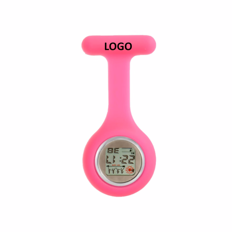 Pocket Silicone Digital Display Nurse Watch