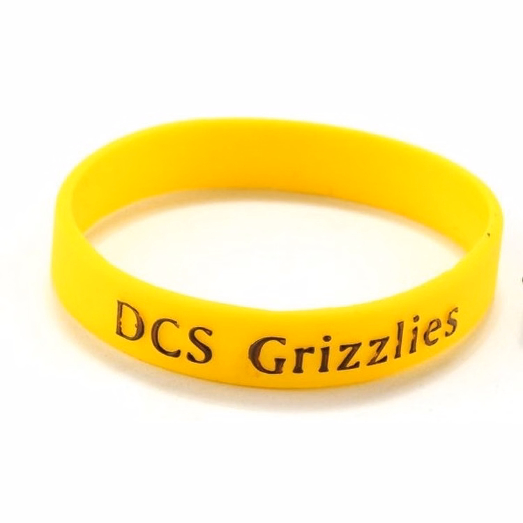 Embossed Silicone Wristband