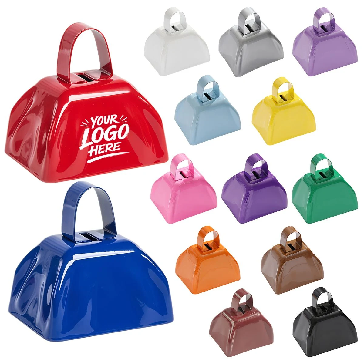 MOQ 20 PCS 3 Inch Iron Rally Cowbell 1