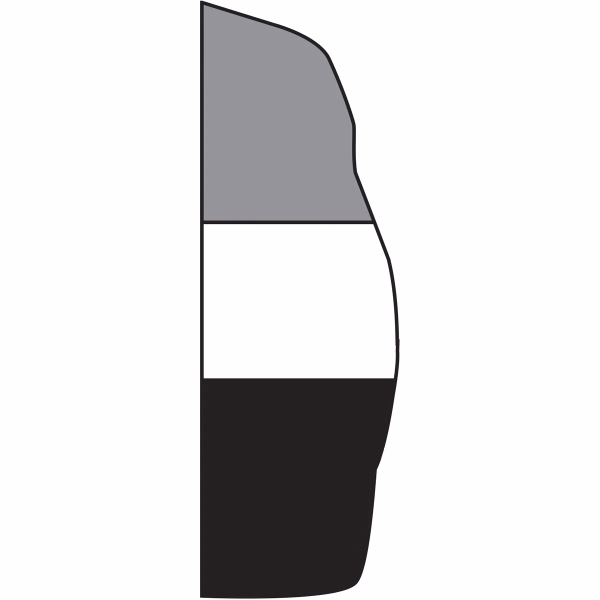 Semi-Stock 3 Color Feather Style 2 Attention Flag