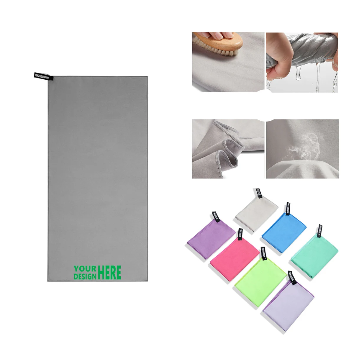 Portable microfiber yoga fitness swimming quick-drying towel 1