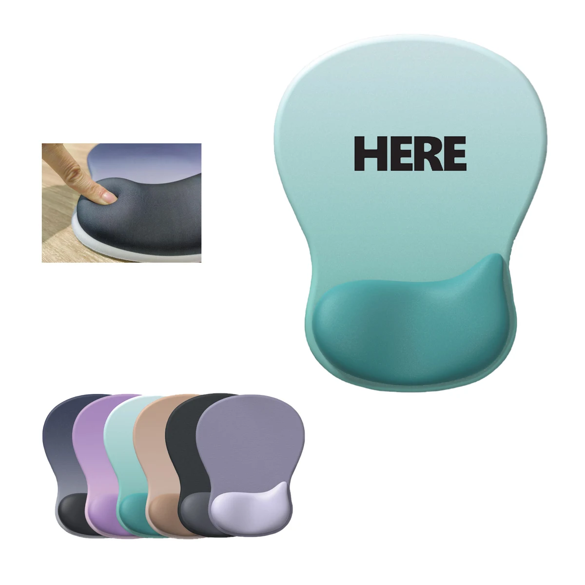 Droplet Silicone Ergonomic Non-Slip Wrist Pad 1