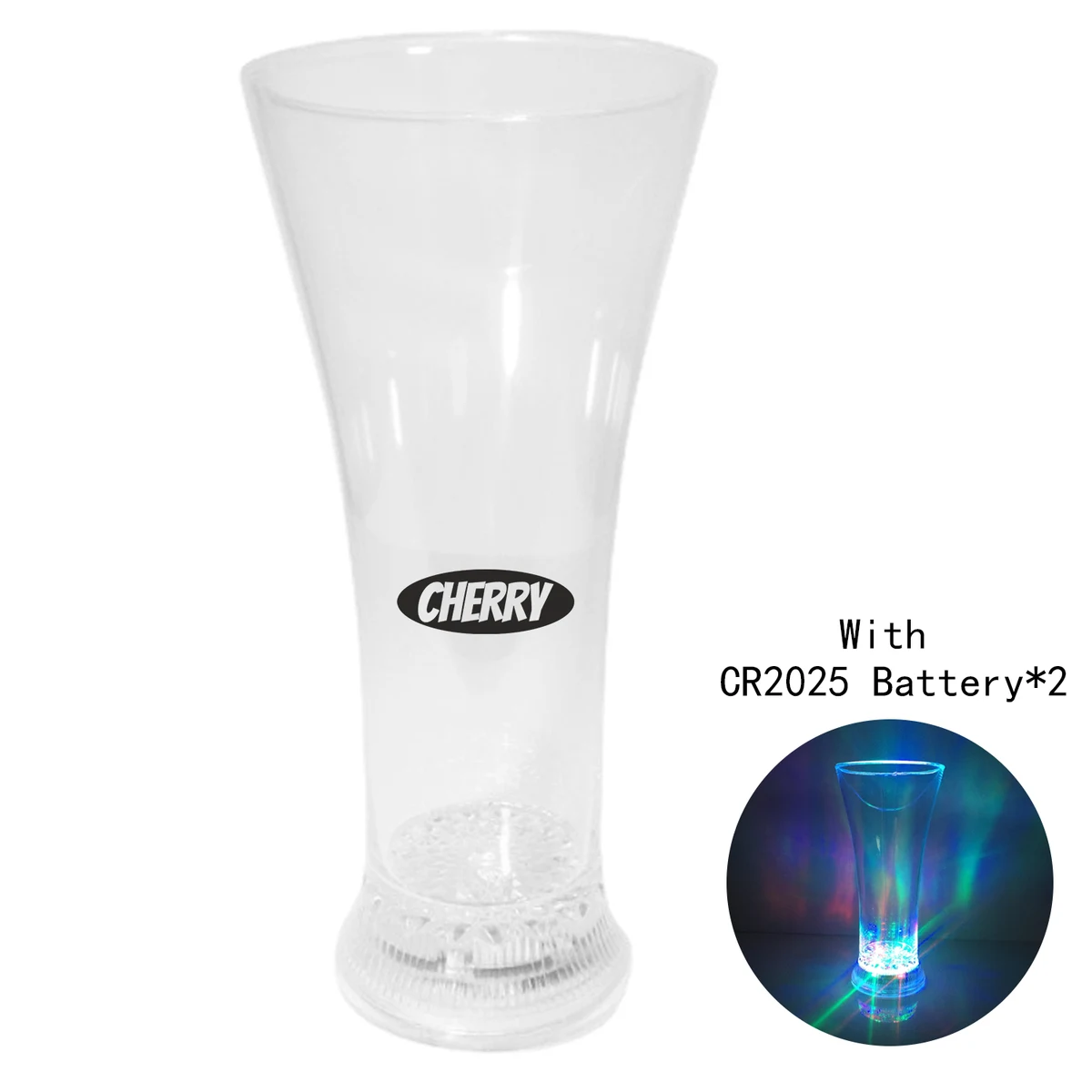 12.5oz Water Activated Color Changing Plastic Glow Cup 1