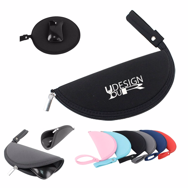 Round Zipper Mouse Pad Bag