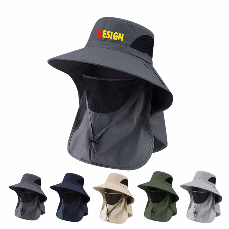 Outdoor Sun Hat With Face Cover
