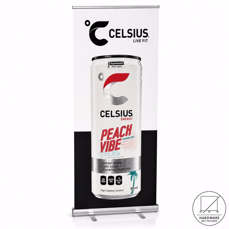 24Hr Express Ship - Replacement Graphics, 33.5x79, for Premium Retractable Pull Up Banner