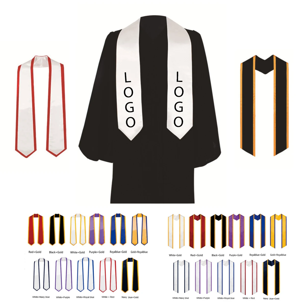 Custom 60 Inch Graduation Stole 1