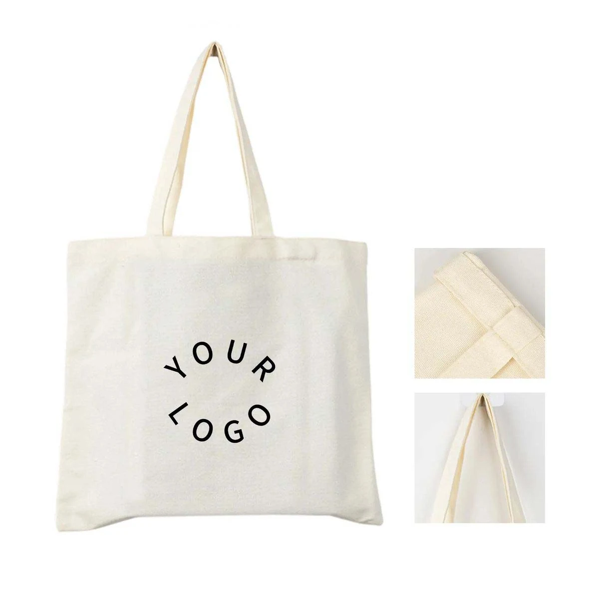 Canvas Tote Bag Reusable and Durable, custom tote bag with logo imprint 1