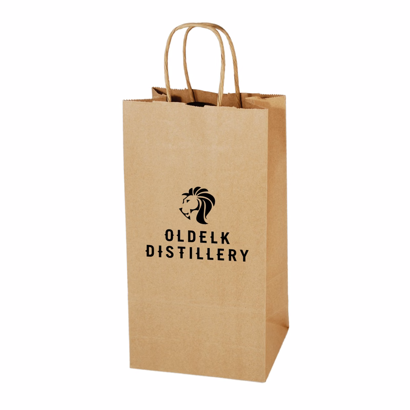 2-Bottle Kraft Bag