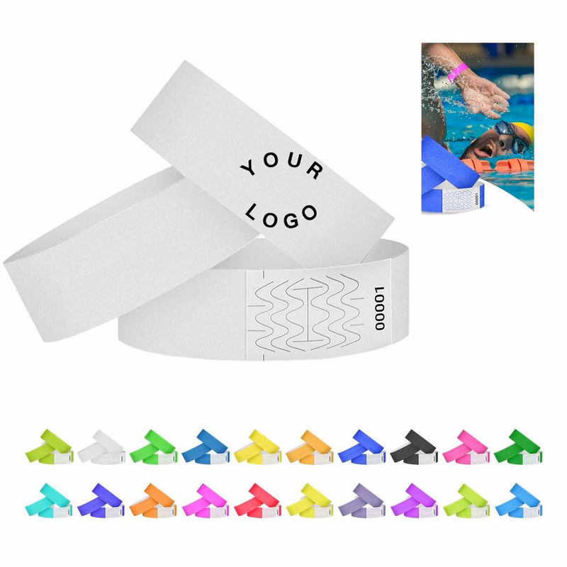 Waterproof Event Wristband with Multiple Colors