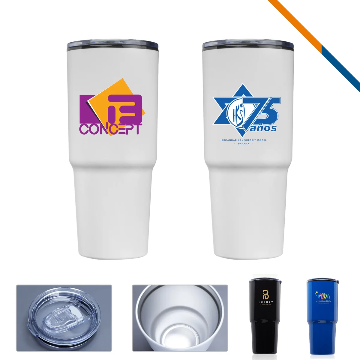 Saven Plastic Travel Mug - 32 OZ. 1