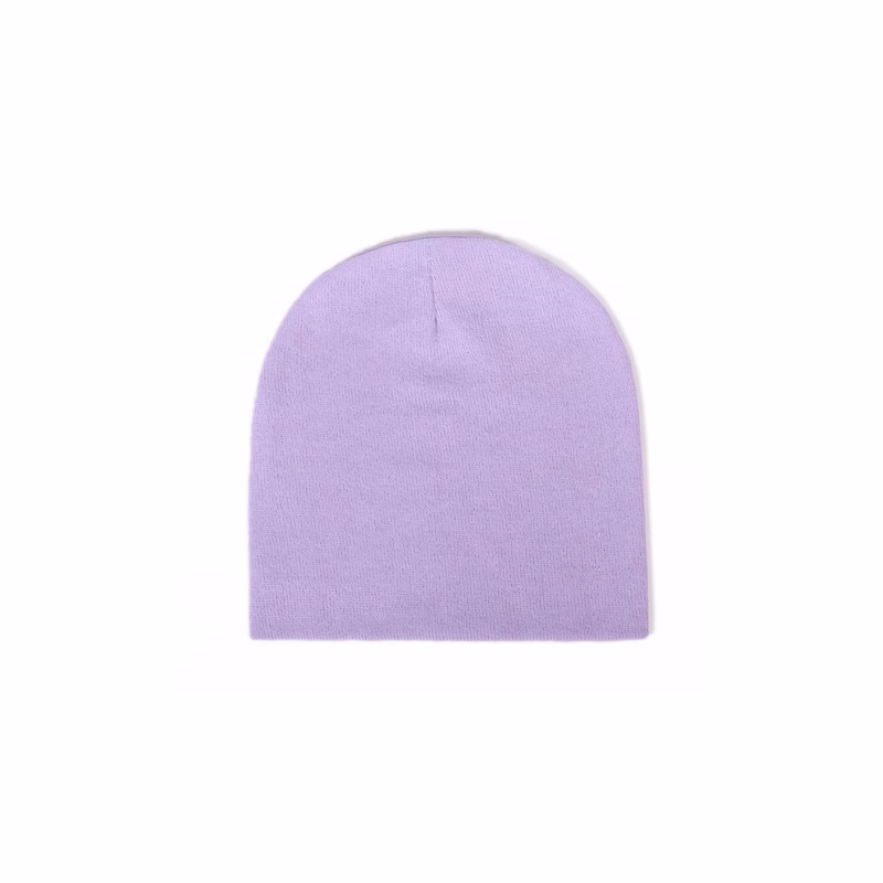 Acrylic Knit Beanie One Size 11.8" By 7.8"
