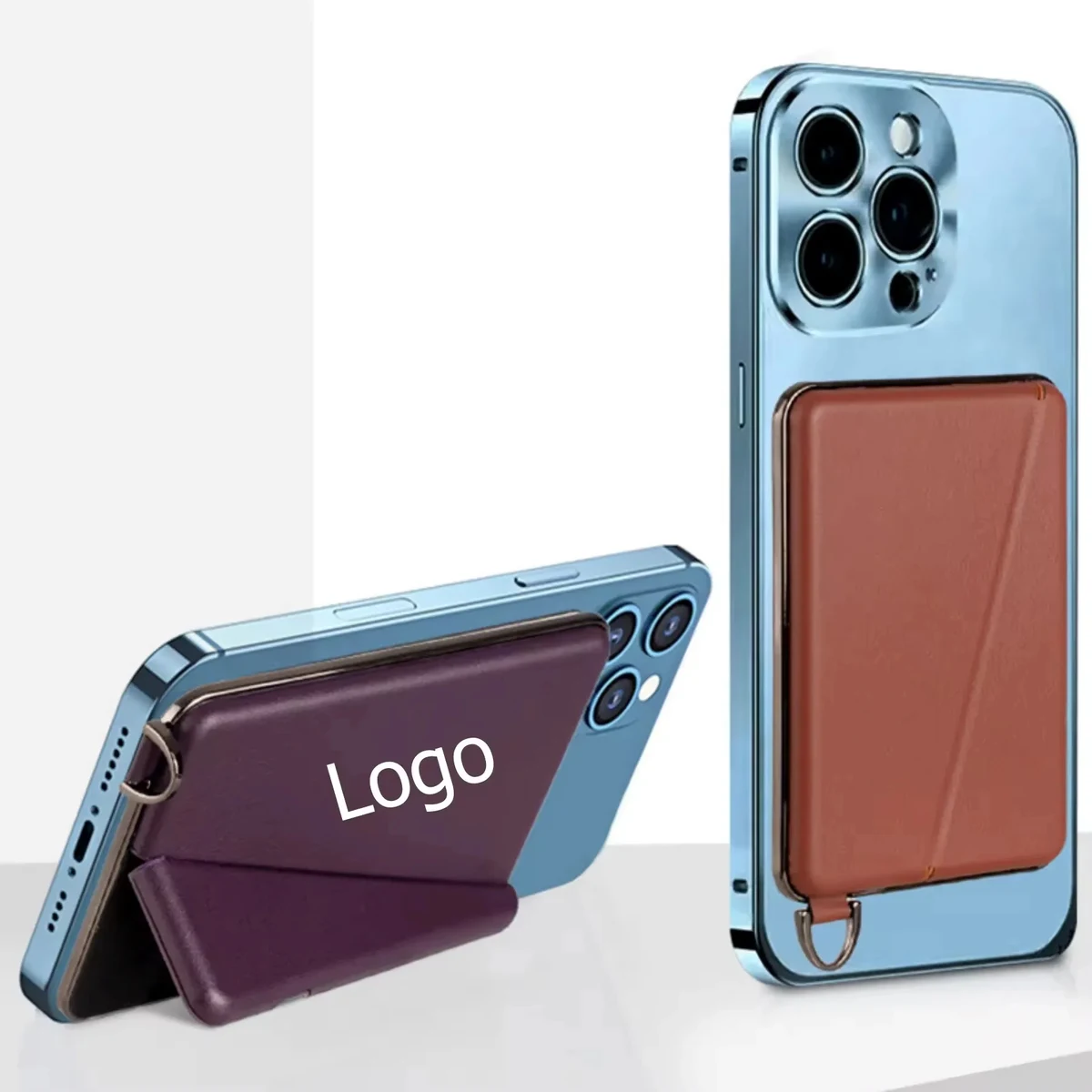 Versatile Magnetic Phone Holder Card Wallet Adhensive Clip 1