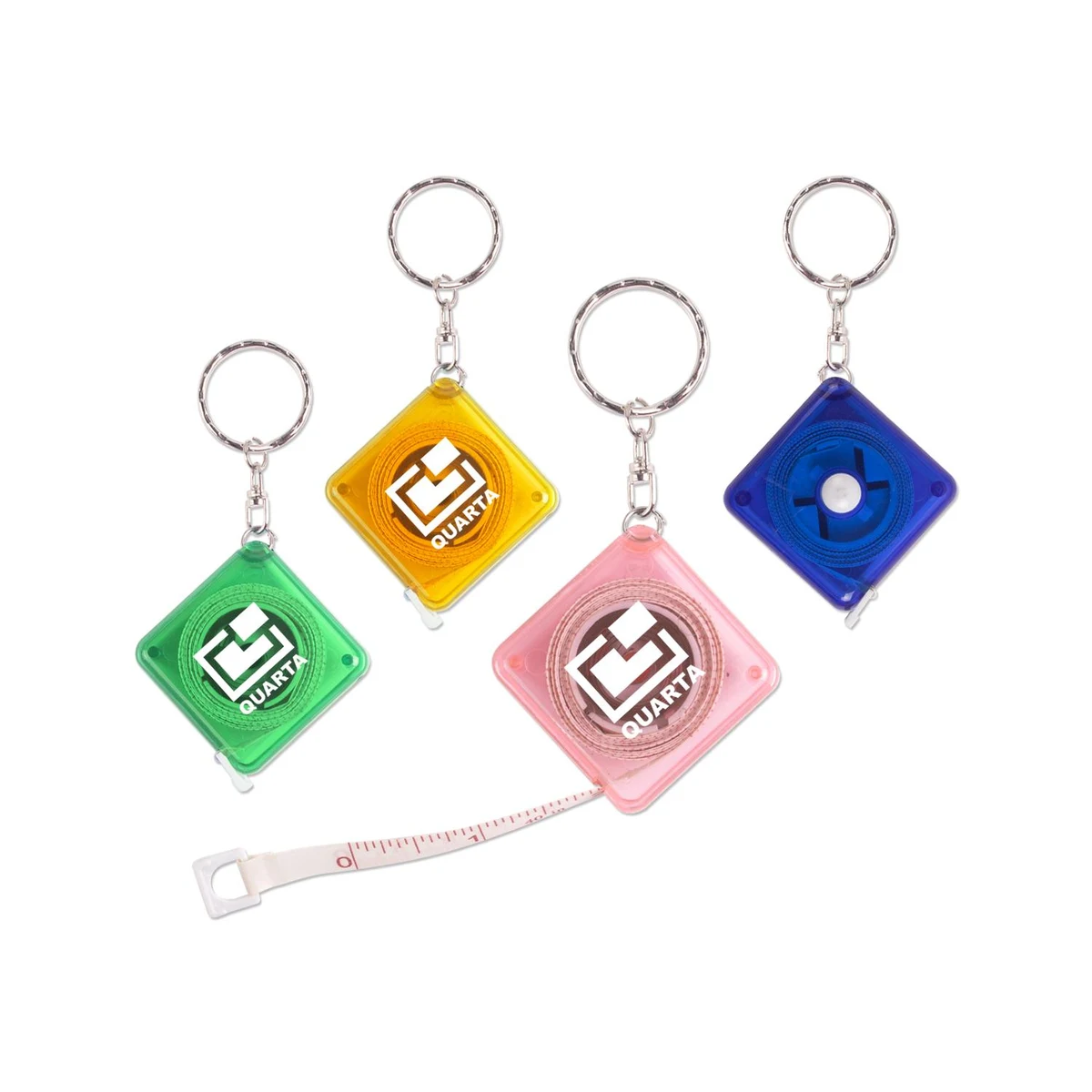 Fiber Tape Measure Keychains 1