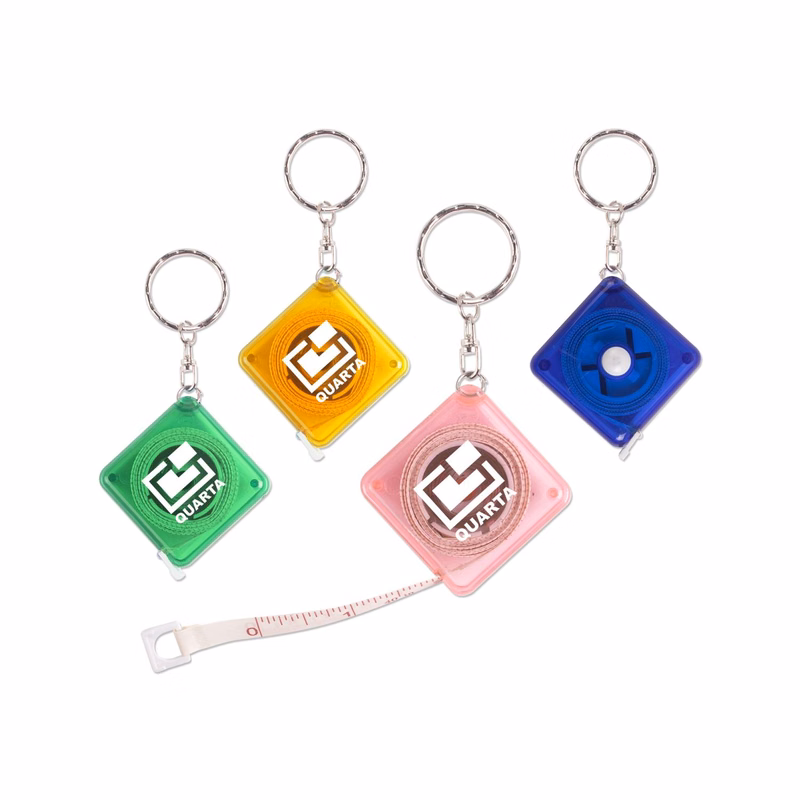Fiber Tape Measure Keychains