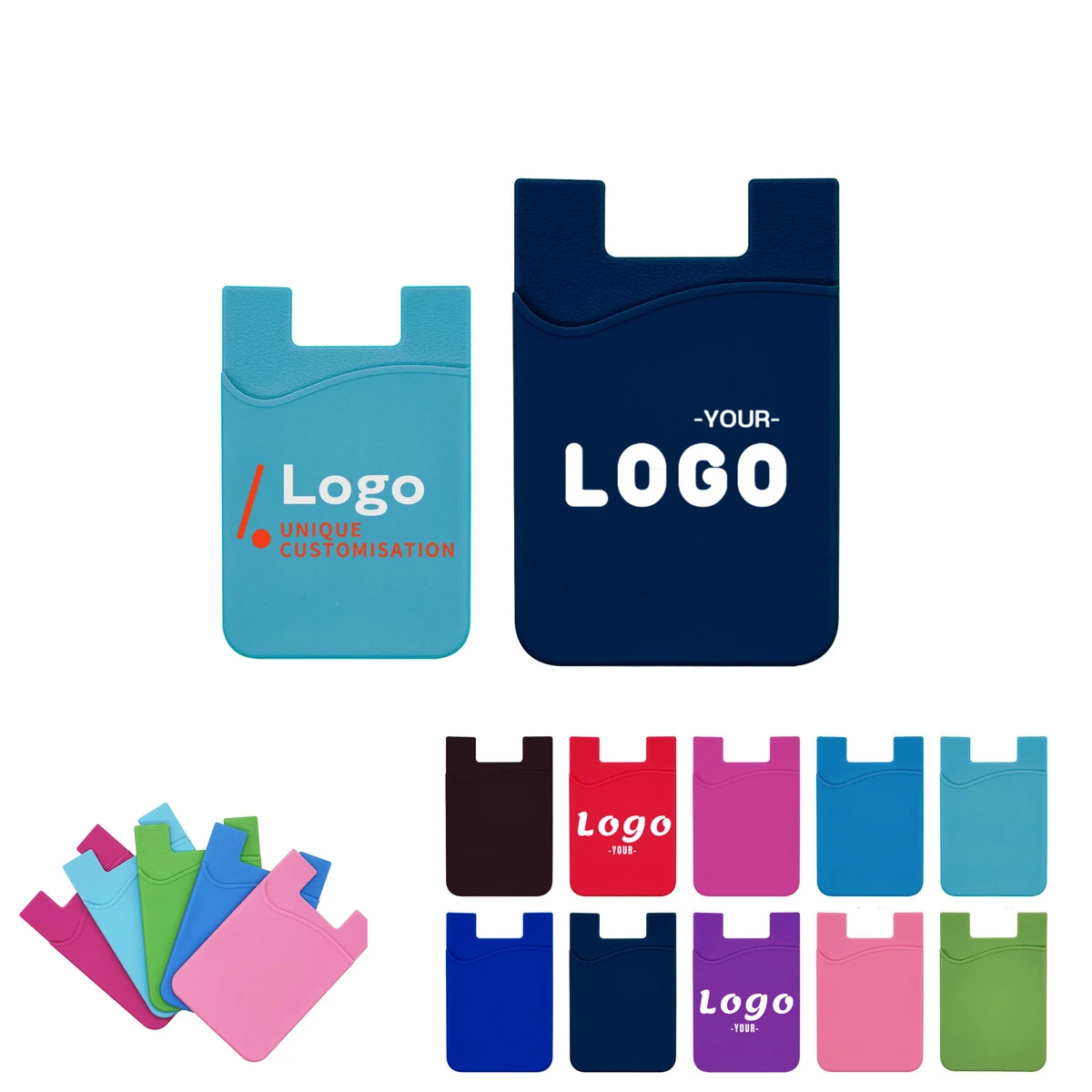 Adhesive Silicone Phone Wallet 1
