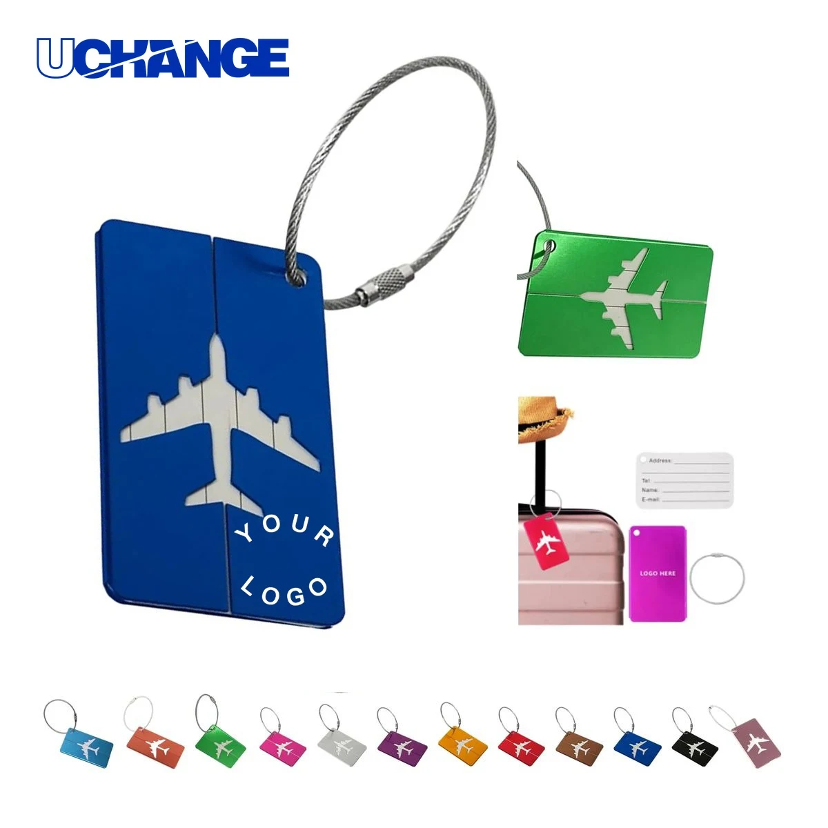 Aluminum Alloy Travel Luggage Tag for Suitcases 1