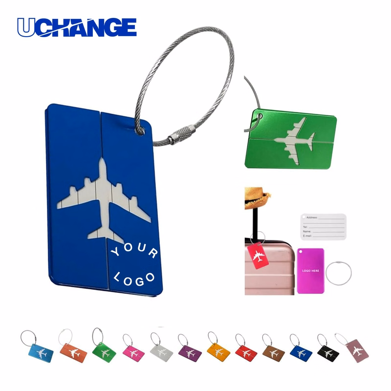 Aluminum Alloy Travel Luggage Tag for Suitcases