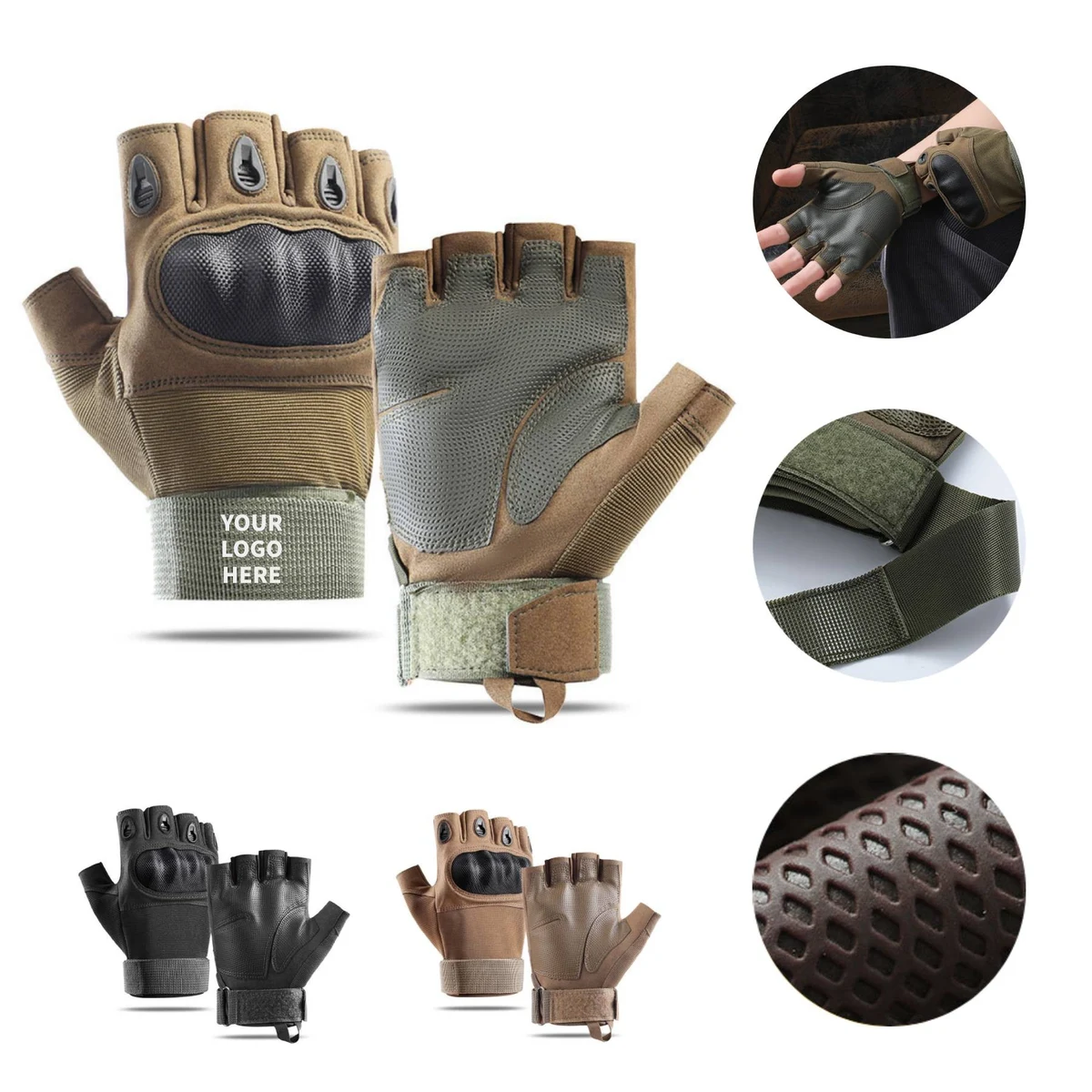 Tactical Half Finger Glove 1