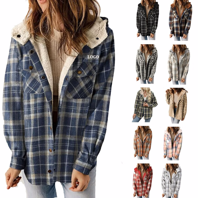 Women's Warm Plaid Jacket