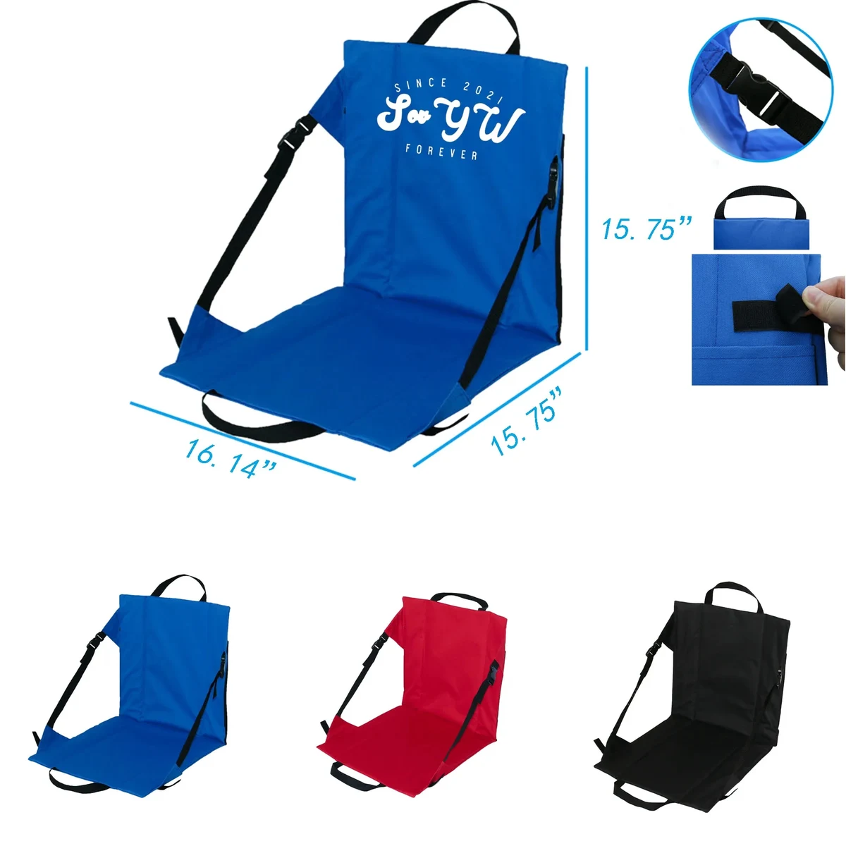 MOQ 100 Foldable Stadium Cushion 1