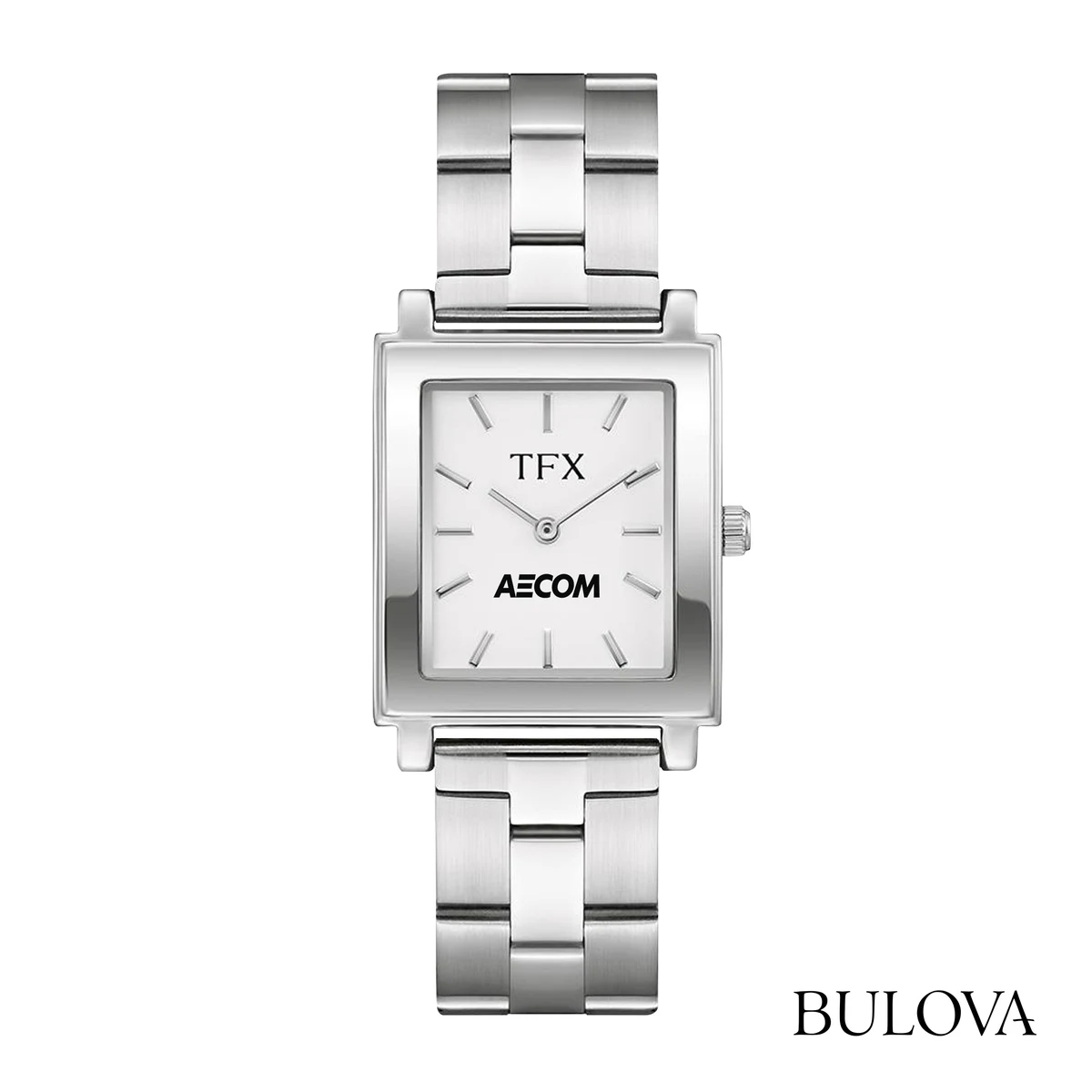 TFX by Bulova® Square Face Men's Stainless Steel Bracelet Watch 1