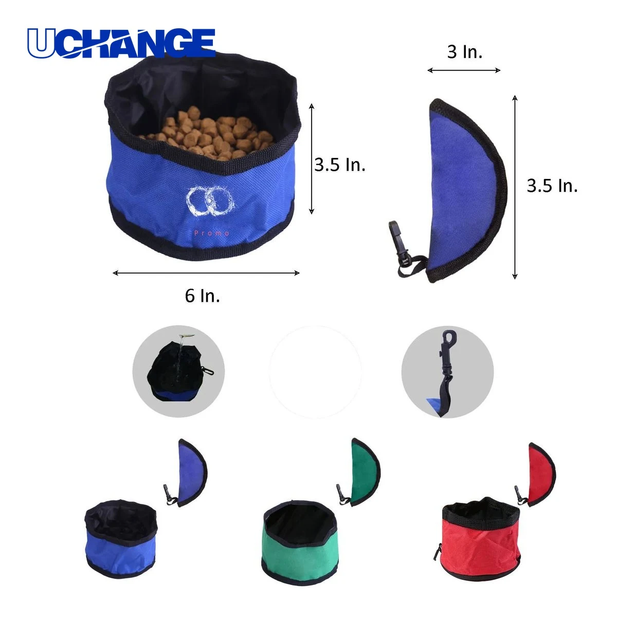 Full Color Oxford Dog Bowl Dish for Pets 1
