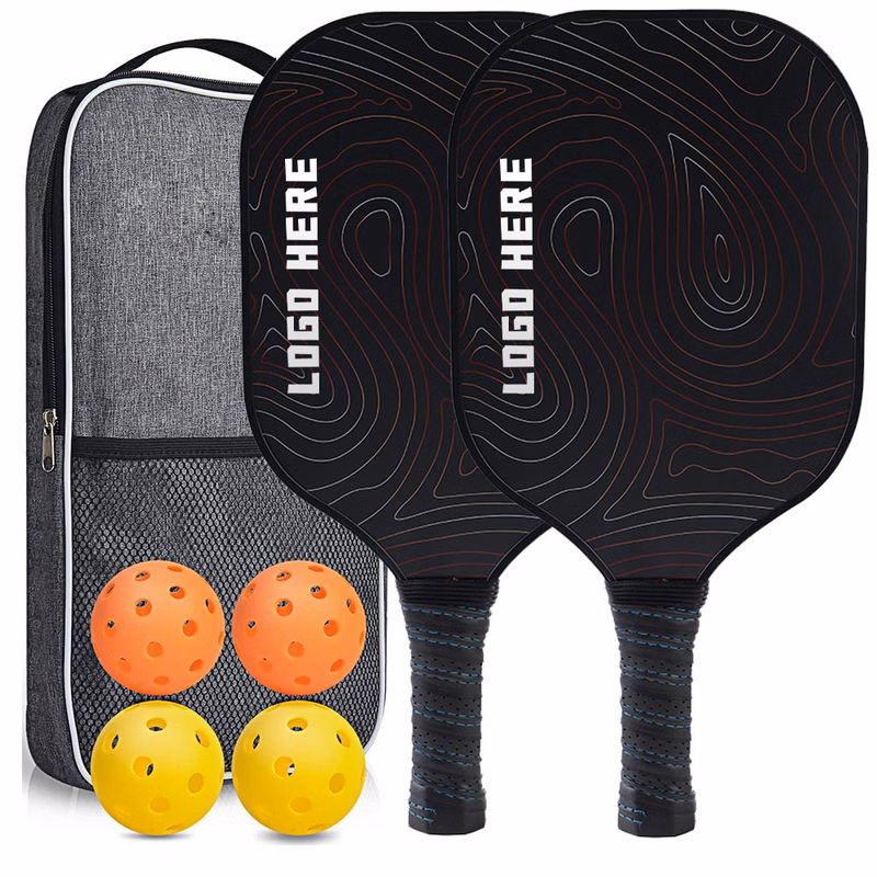 Colorful Pickleball Double Racquet Set