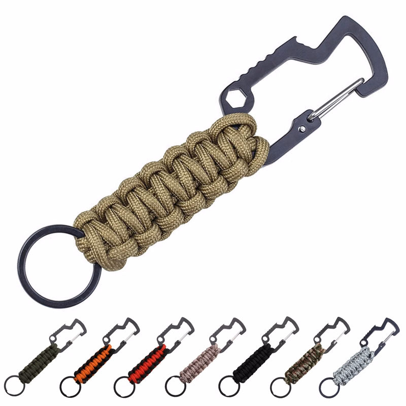 Braided Paracord Keychain Clip