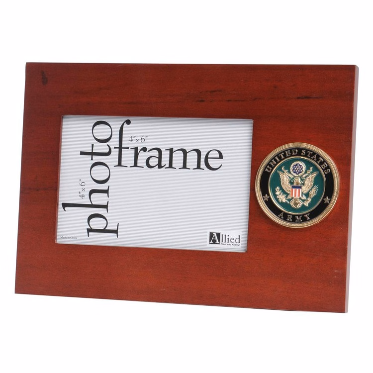 U.S. Army Medallion 4-Inch by 6-Inch Desktop Picture Frame