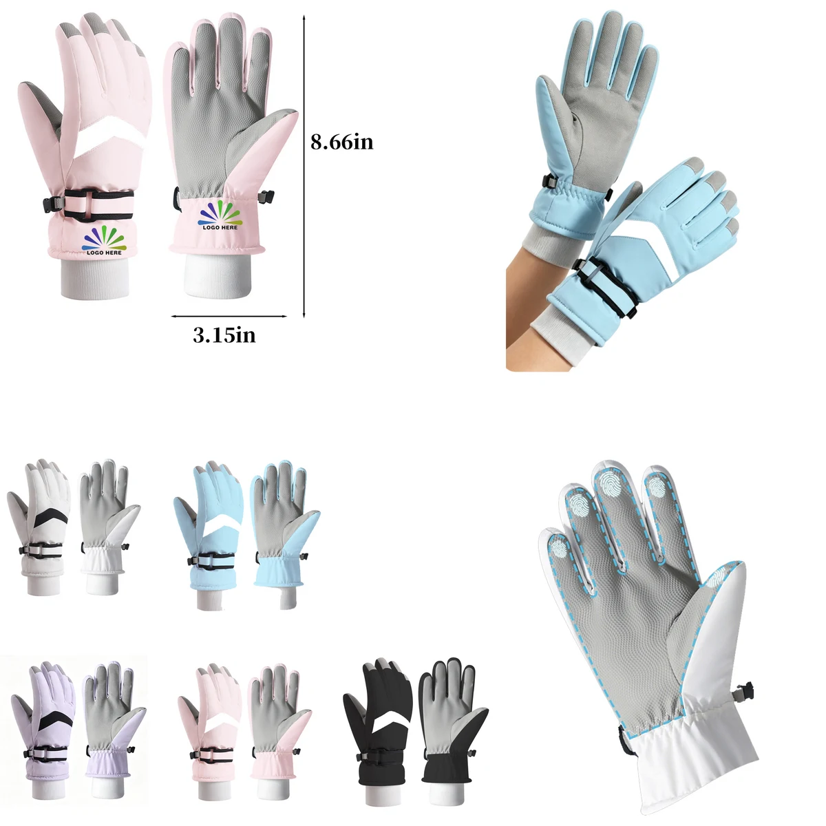 Winter Kids Thermal Gloves 1
