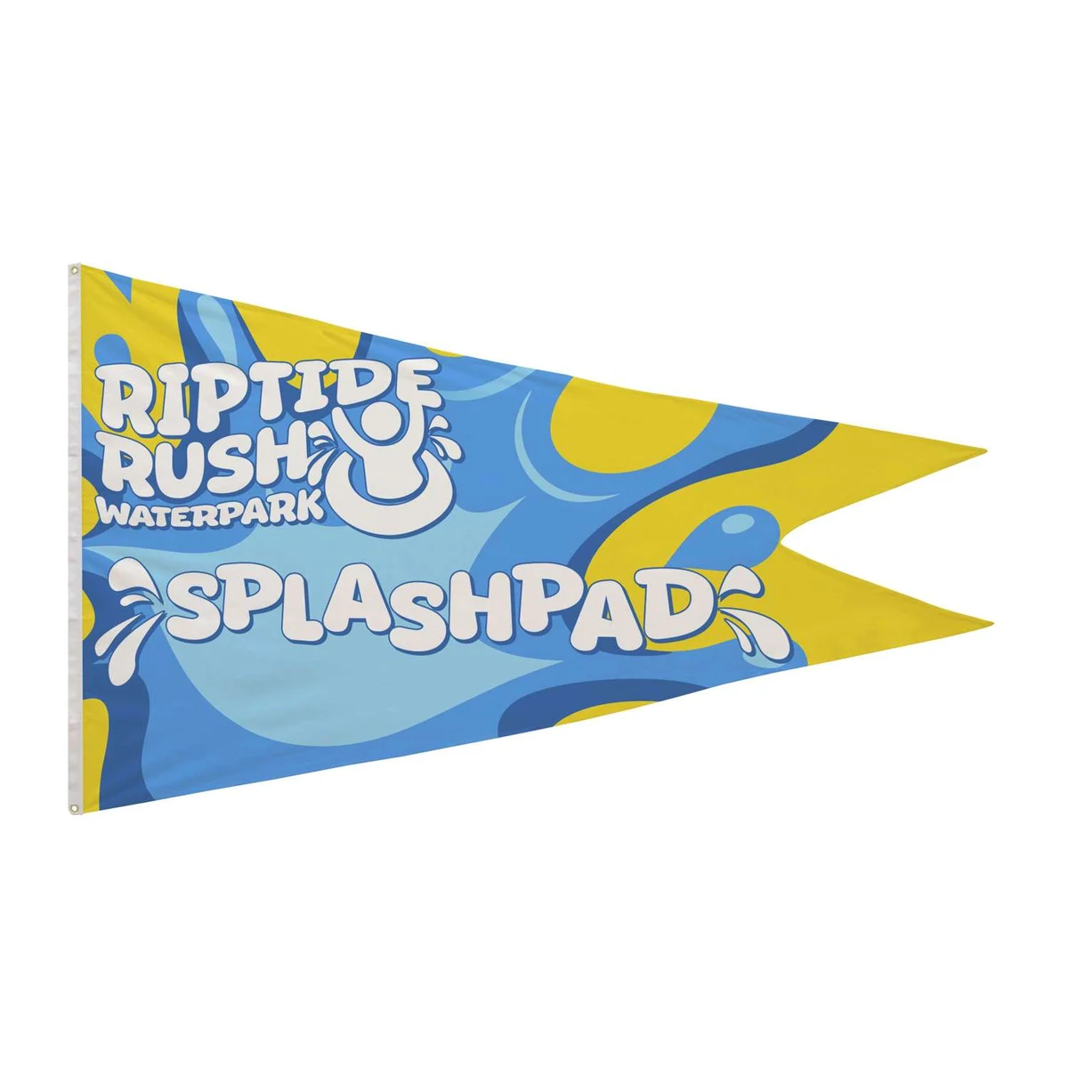 5' x 8' Nylon Burgee Flag Single-Sided 1