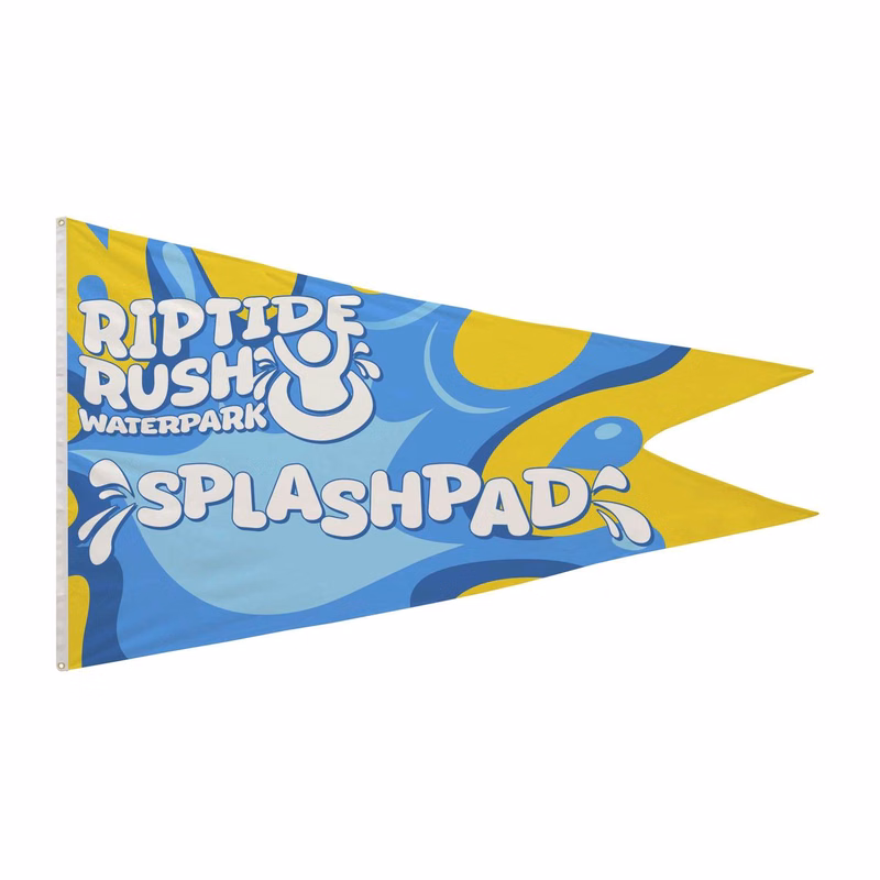 5' x 8' Nylon Burgee Flag Single-Sided