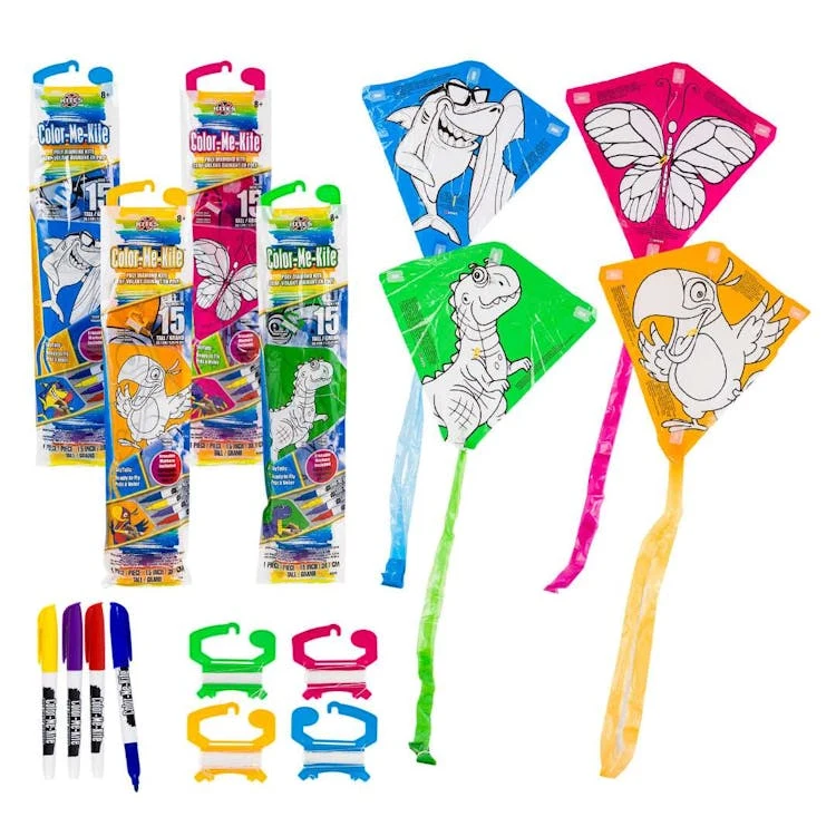 Diamond Shaped Color-Me-Kites Assorted - 15" 1