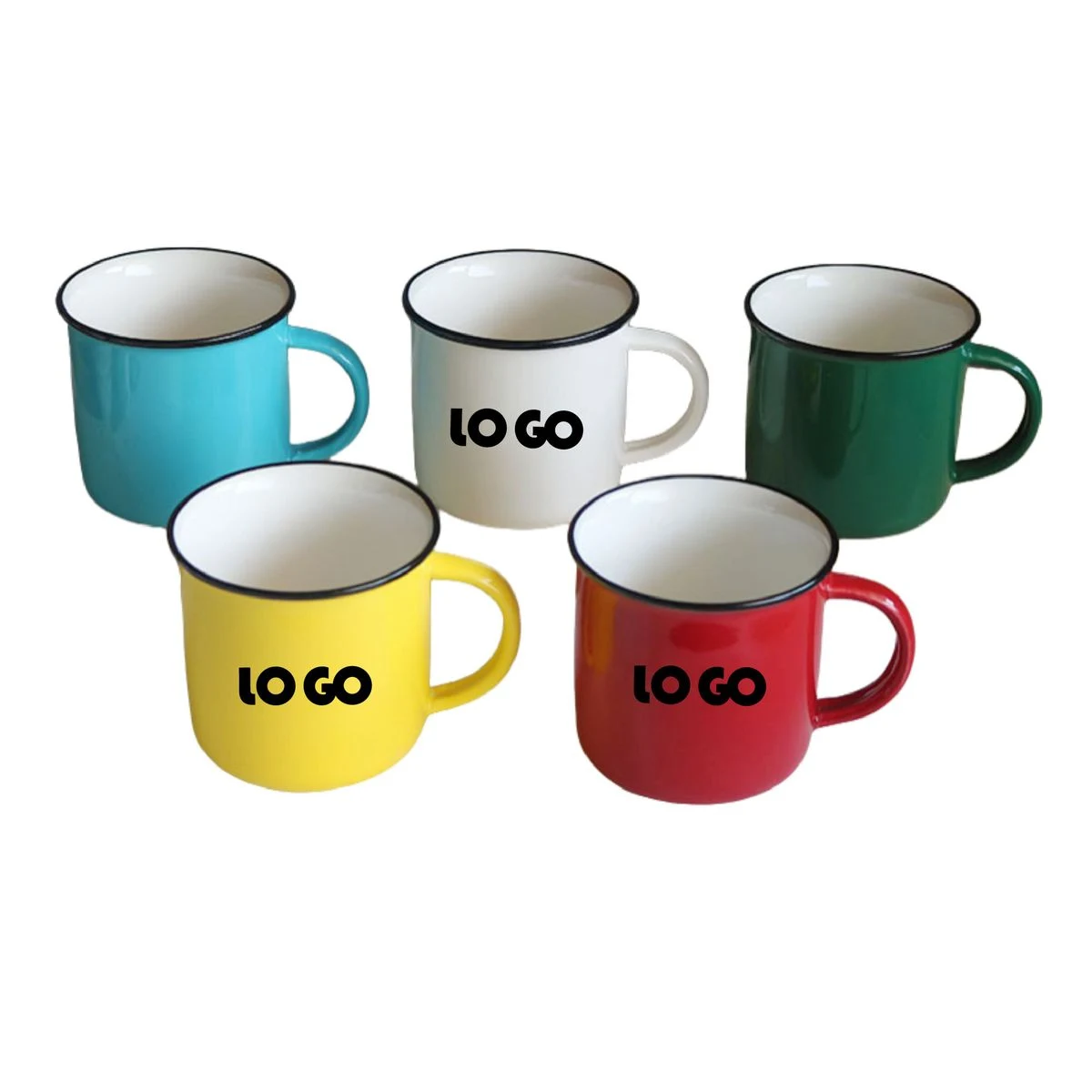 10oz Ceramic Campfire Coffee Mugs 1
