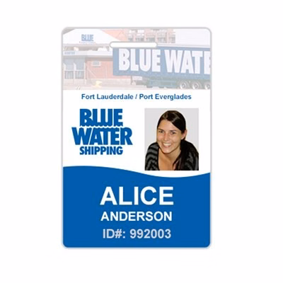 Photo ID Identification Name Badge - USA Made