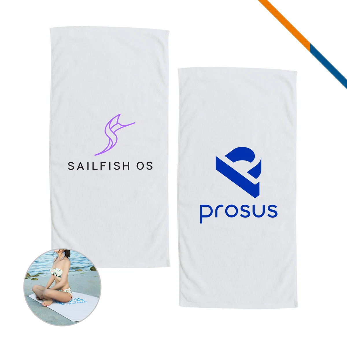 Nevvy Beach Towel - 70" x 35" 1